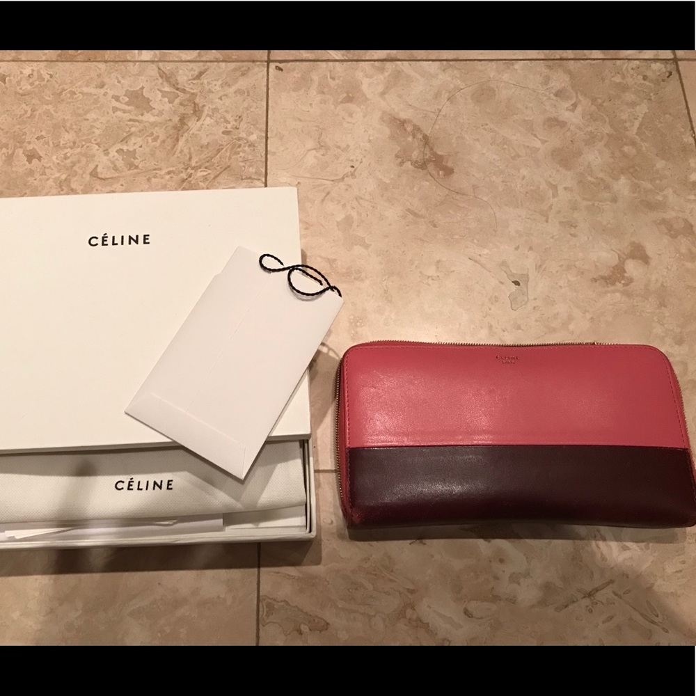 Authentic Celine Long Wallet